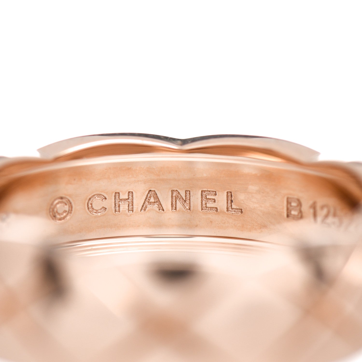 Chanel 18K Beige Gold Small Coco Crush Ring 58 8.25 5 of 6