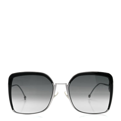 Fendi Metal Acetate F is Fendi Square Sunglasses FF 0294/S Silver 2 of 7