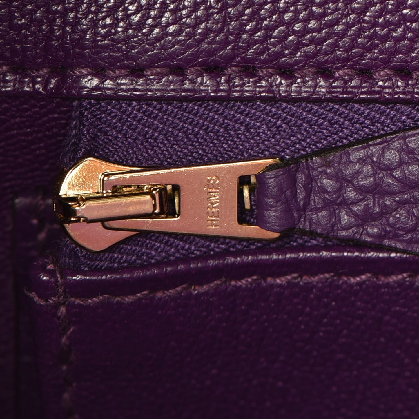 Taurillon Clemence Birkin 35 Ultraviolet