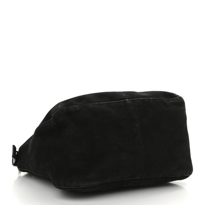 Fendi Suede Shoulder Bag Black 4 of 9