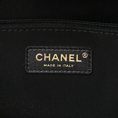 Chanel Aged Calfskin Medium Charms Deauville Tote Black 6 of 10