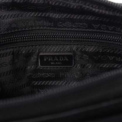 Prada Saffiano Tessuto Nylon Vela Mini Crossbody Bag Black 8 of 10