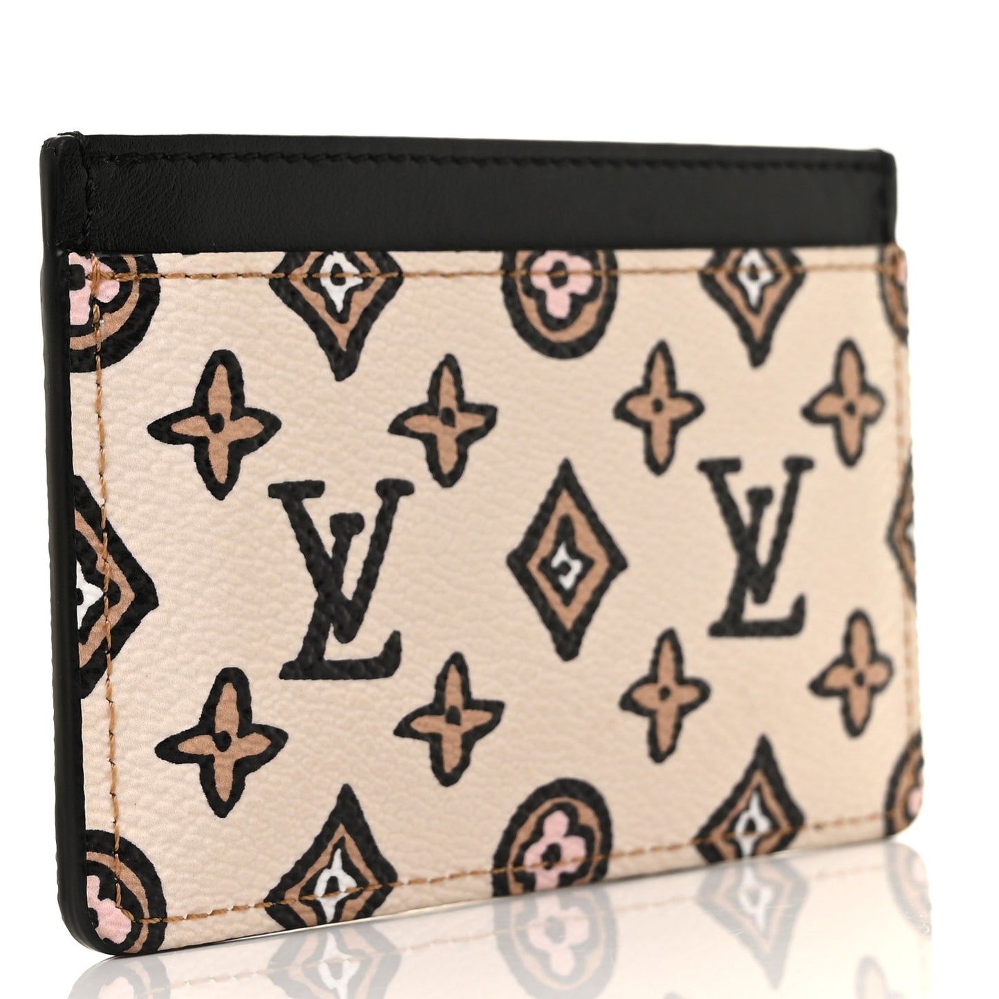 Monogram Giant Wild At Heart Card Holder Arizona