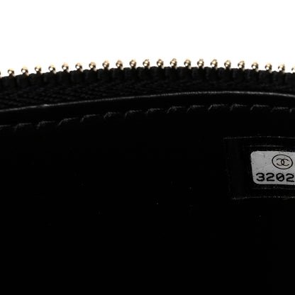 Chanel Shiny Caviar Quilted Pick Me Up Vanity Case Black 4 of 9