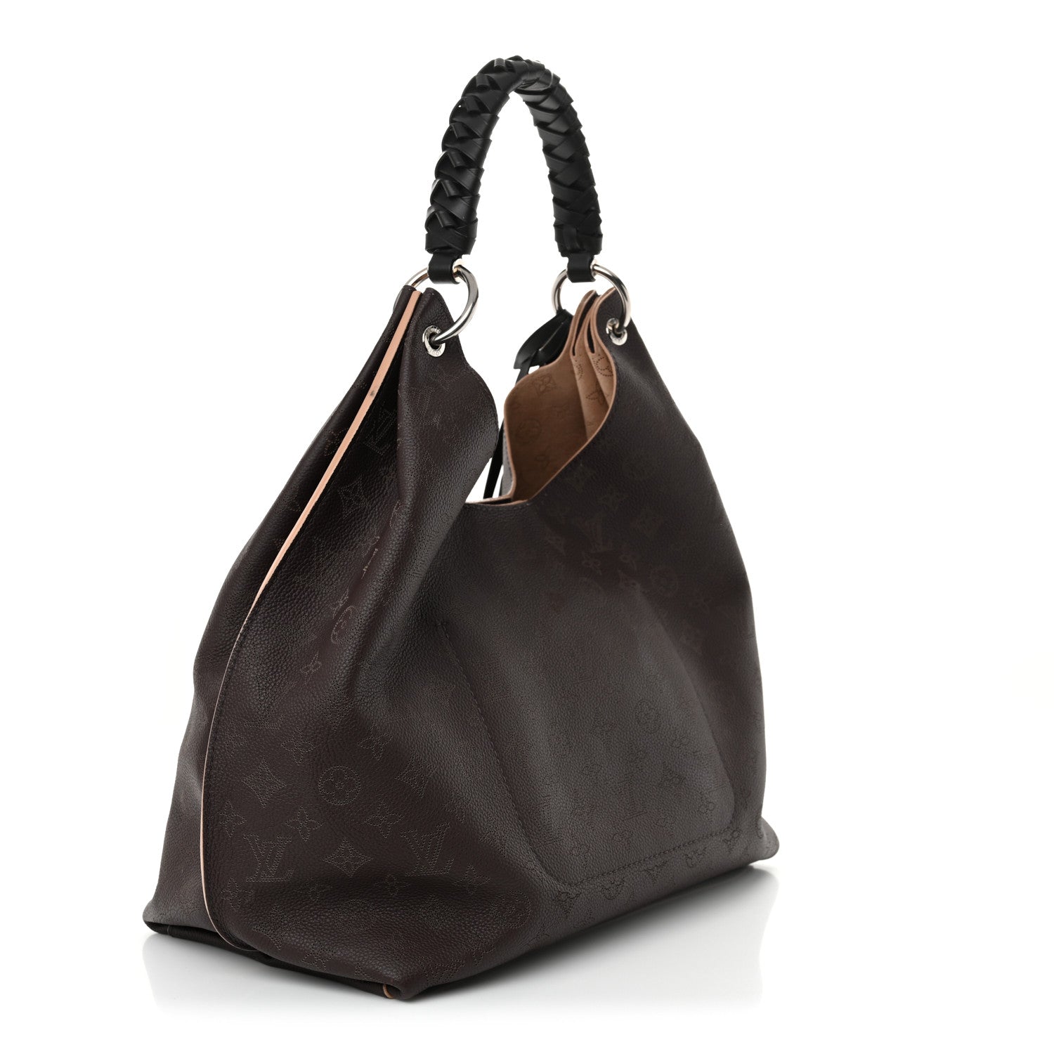 Louis Vuitton Mahina Carmel Hobo Chocolate 3 of 11