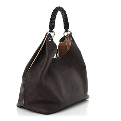 Louis Vuitton Mahina Carmel Hobo Chocolate 3 of 11
