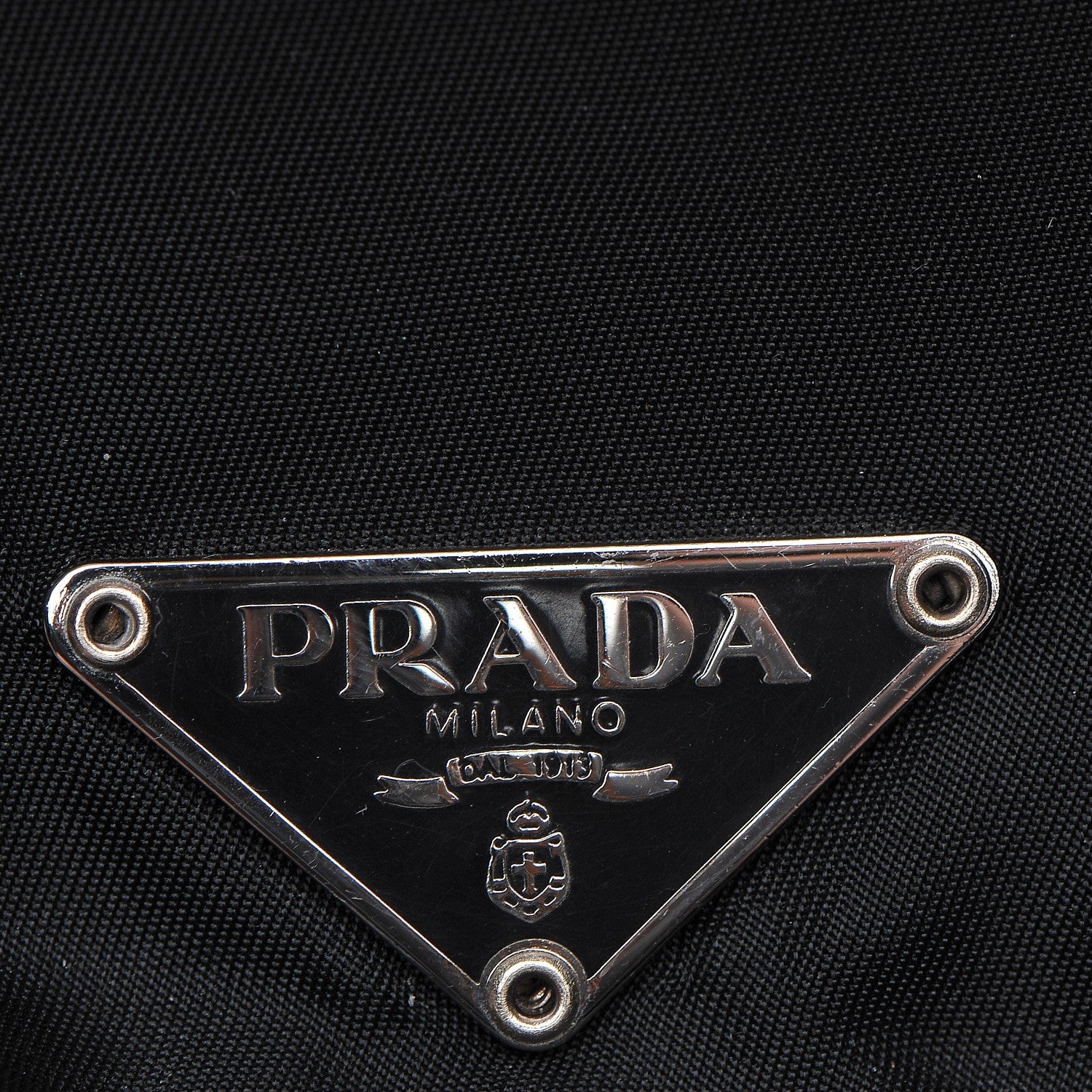 Prada Nylon Vela Medium Backpack Black 6 of 10