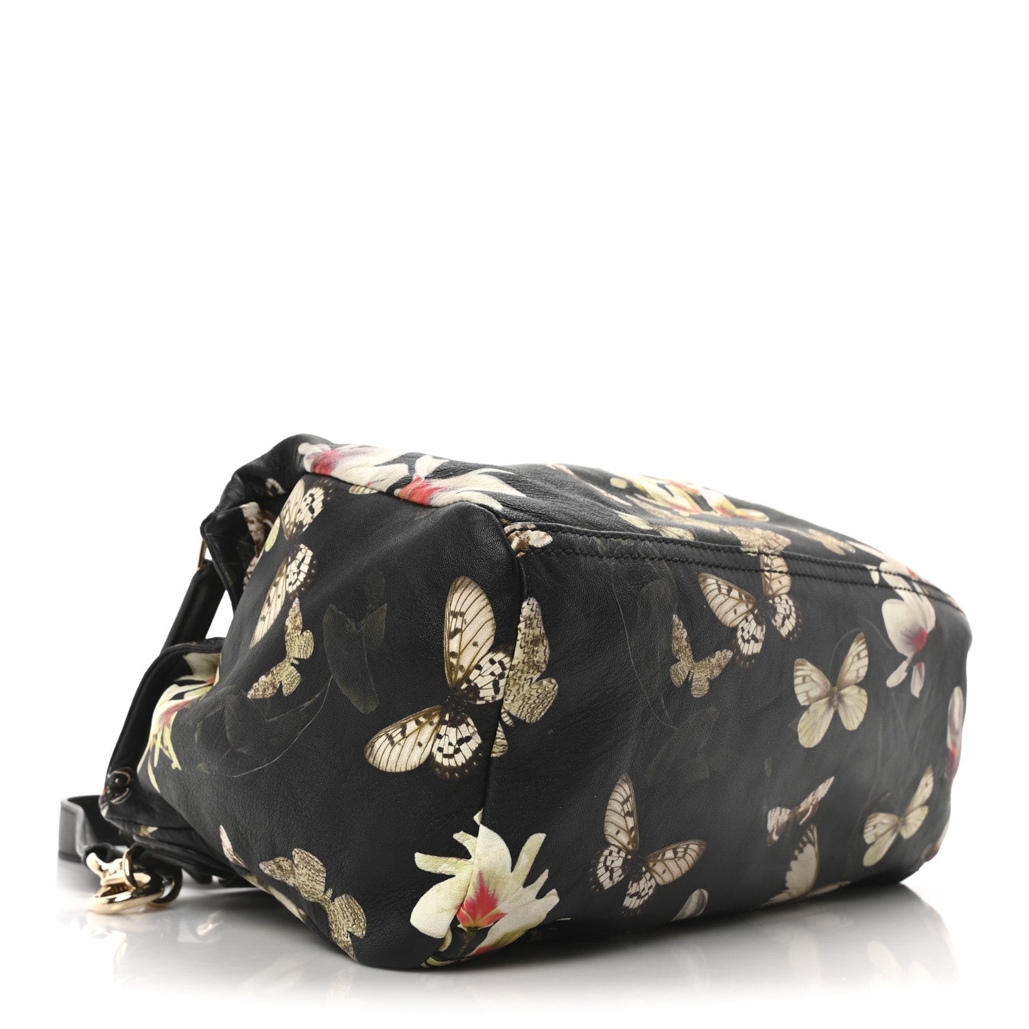 Givenchy Lambskin Magnolia Print Medium Pandora Black 4 of 10