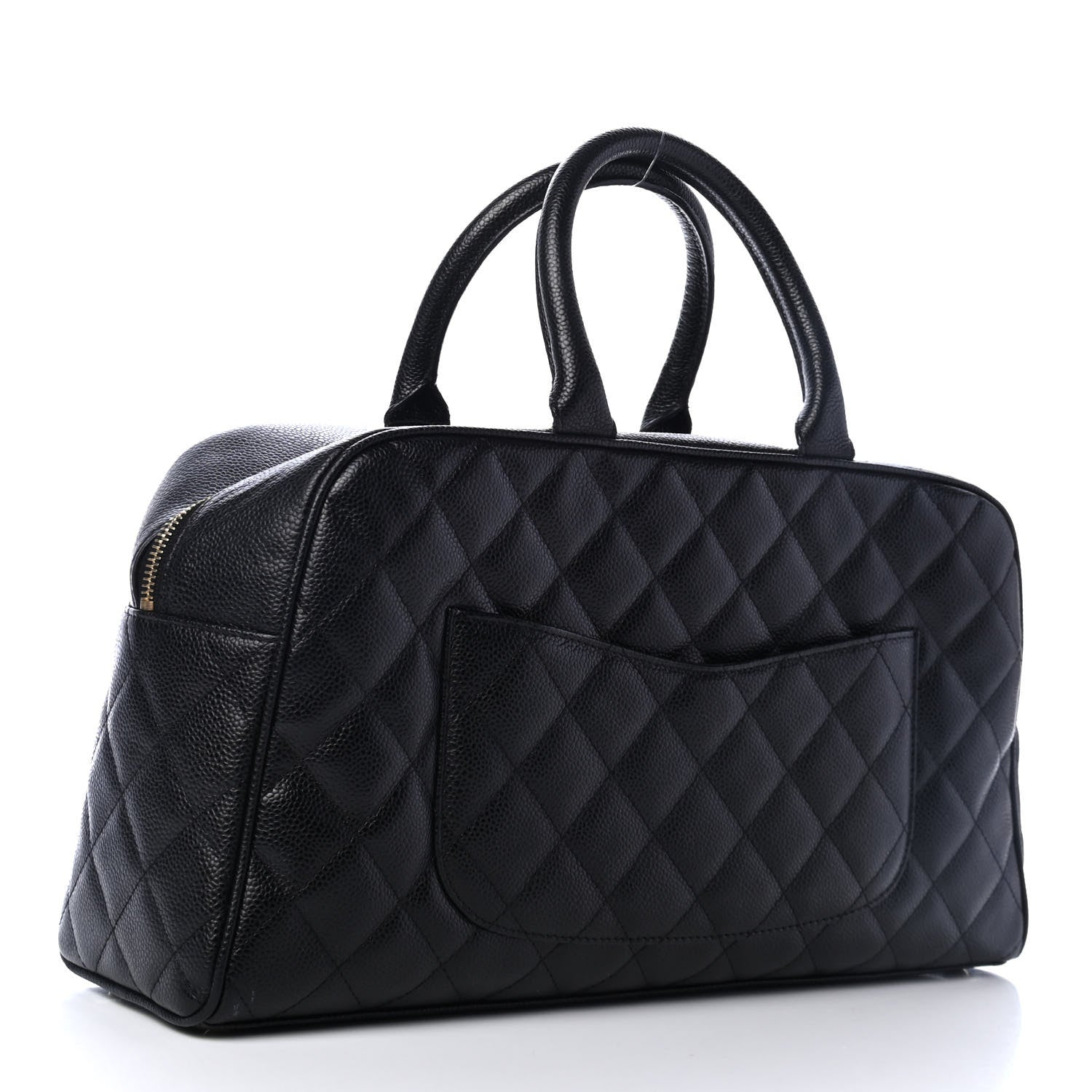 Chanel Caviar Quilted Large Bowler Black 2 of 4
