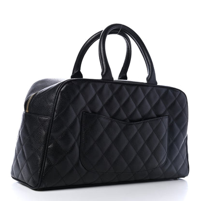 Chanel Caviar Quilted Large Bowler Black 2 of 4