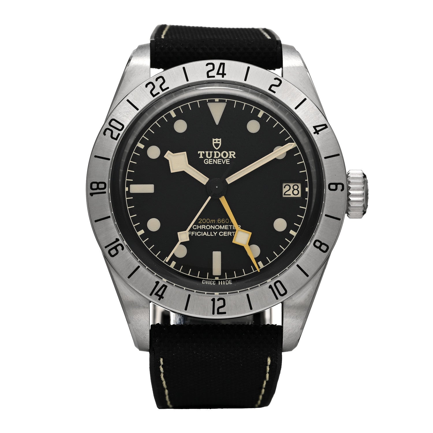 TUDOR Stainless Steel Fabric 39mm Black Bay Automatic Watch Black 79470 1 of 5