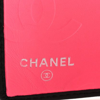 Chanel Calfskin Quilted Cambon Yen Wallet Black 6 of 9