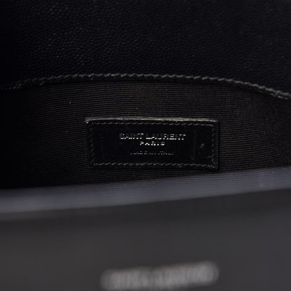 Saint Laurent Grain de Poudre Medium Museum Tote Black 8 of 11