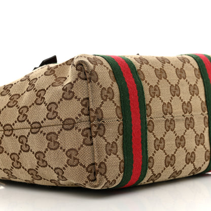 Gucci Monogram Small Jolicoeur Tote Dark Brown 9 of 14