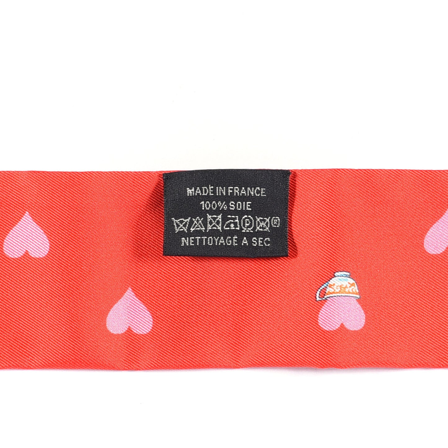 Silk Tea Time Twilly Rouge Vif Vert Multicolor
