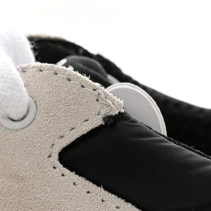 Chanel Mesh Suede Calfskin Grained Calfskin Womens CC Sneakers 36 White Black 12 of 12