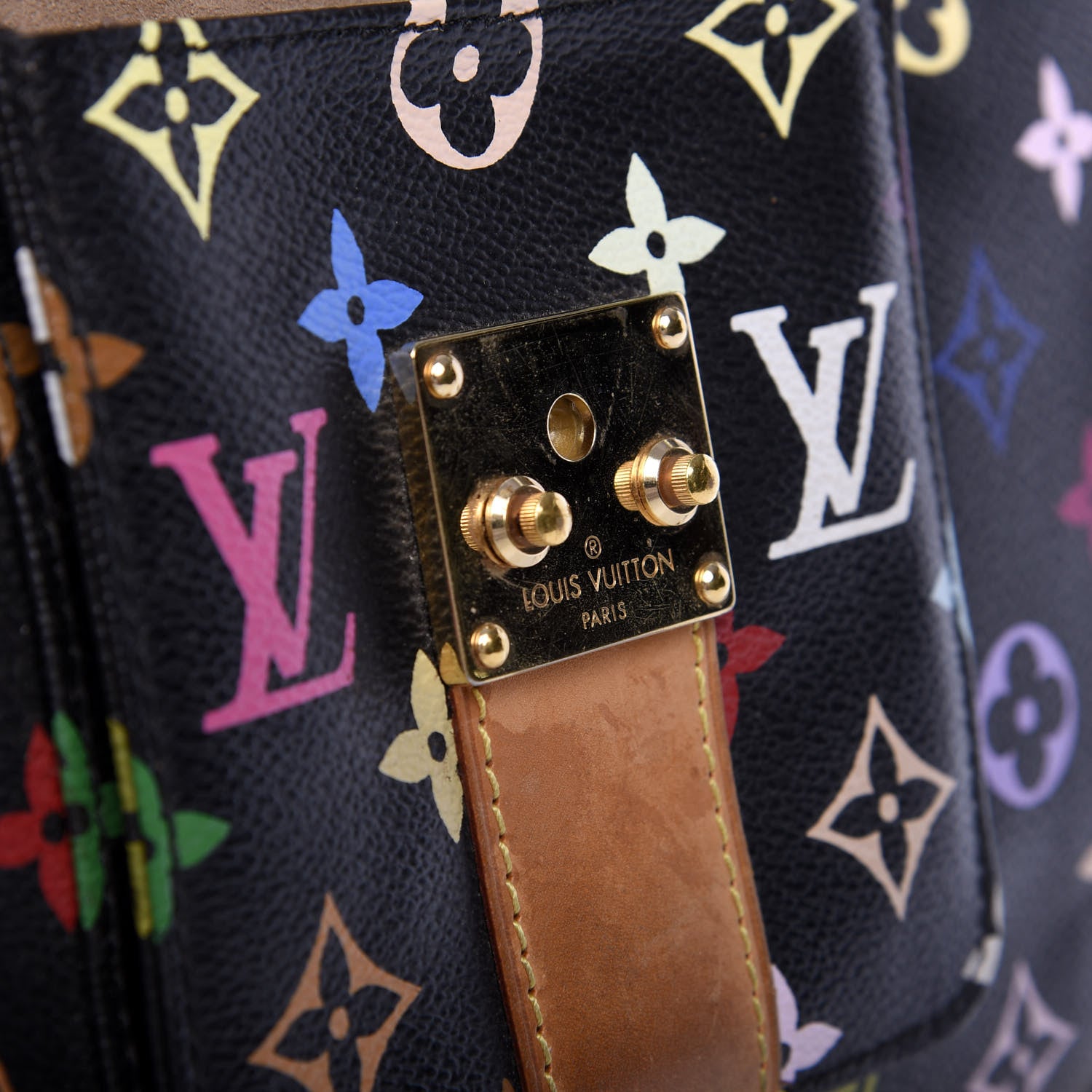 Louis Vuitton Monogram Multicolor Speedy 30 Black 21 of 22