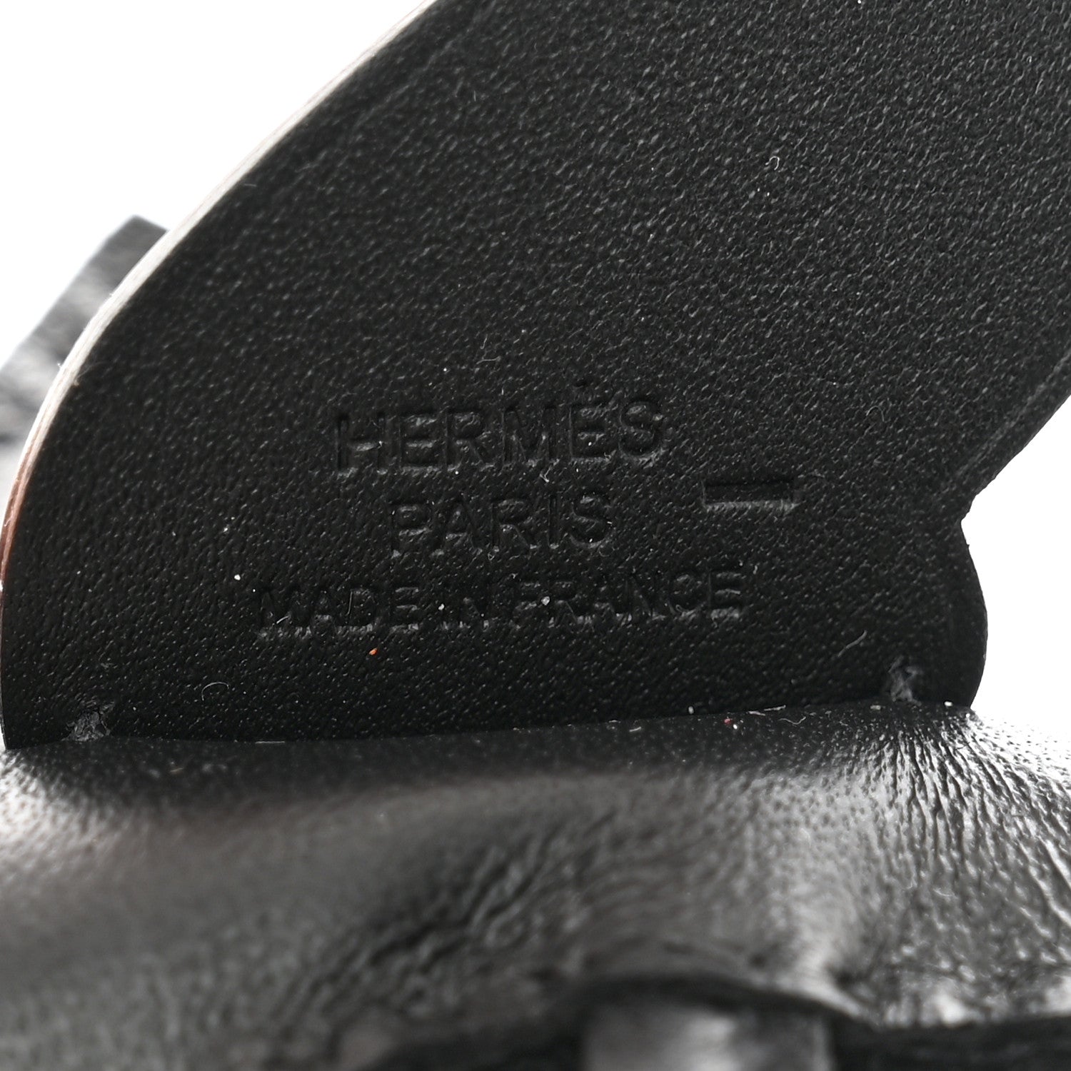 Hermes Milo Lambskin Lizard Touch Grigri Rodeo Pegase Horse Bag Charm PM So Black 3 of 5