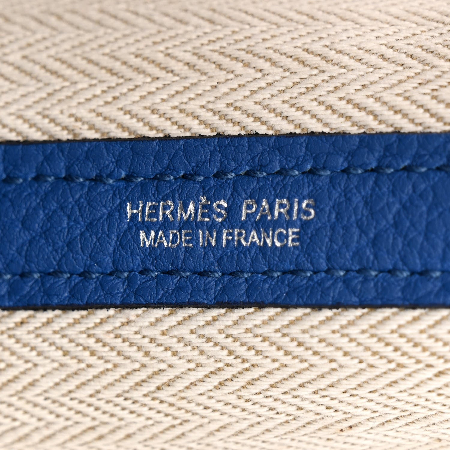 Hermes Vache Country Garden Party 36 MM Bleu Zellige 6 of 11