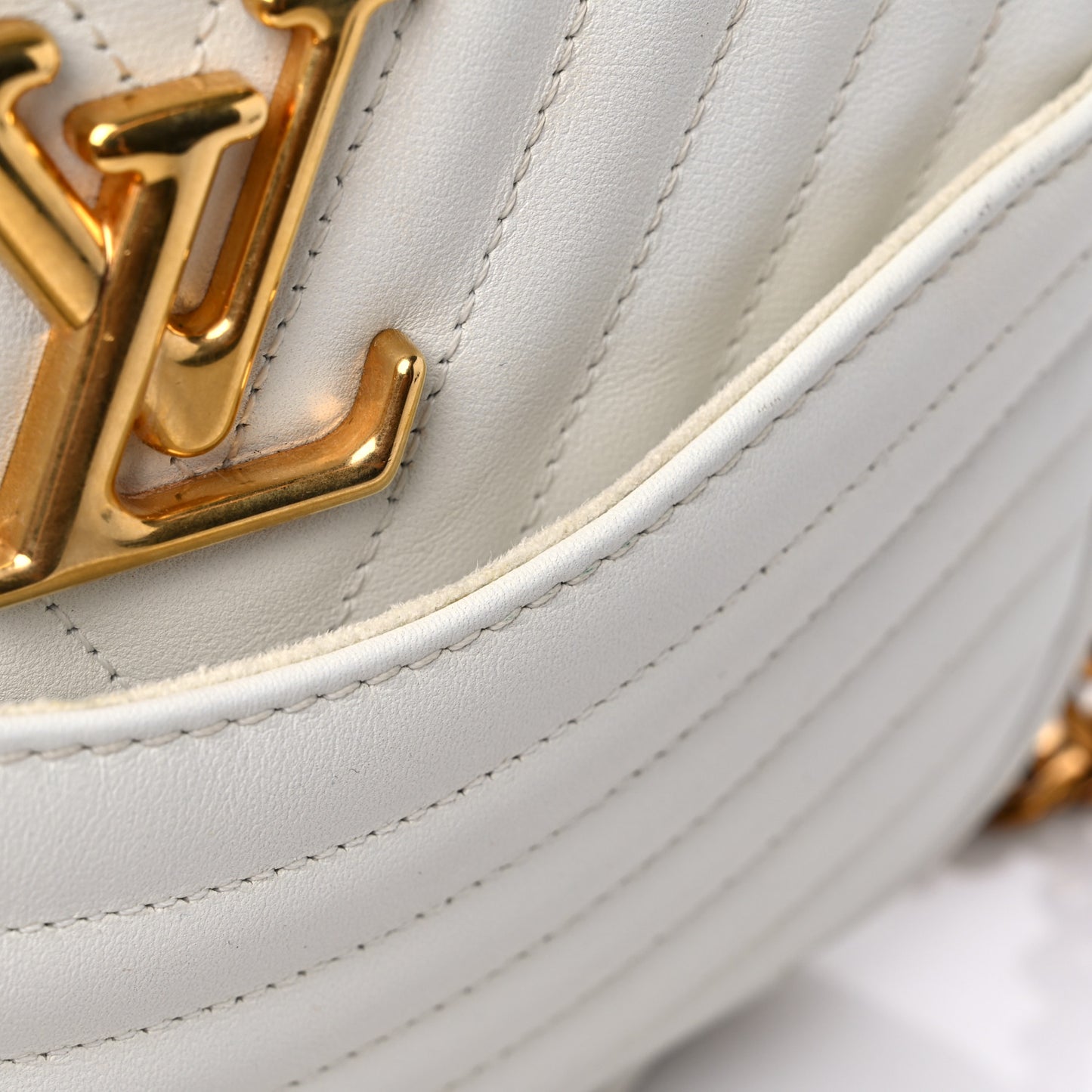 Calfskin New Wave Camera Bag White