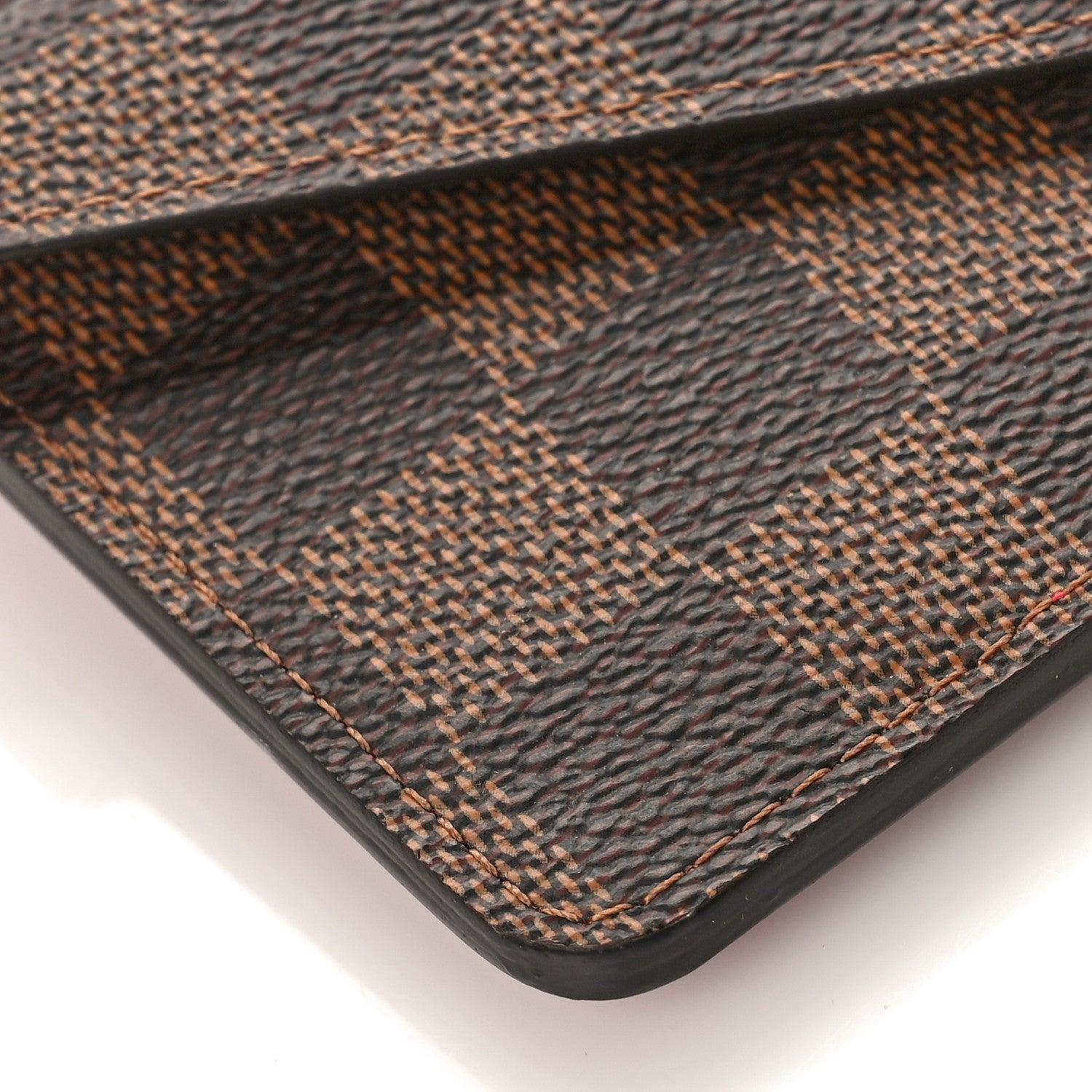 Louis Vuitton Damier Ebene Recto Verso Card Holder Red 7 of 9