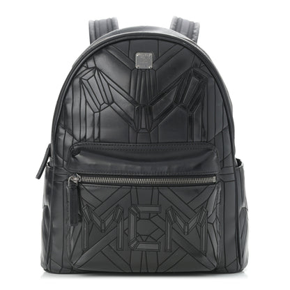 MCM Calfskin Small Bionic Backpack Black 1 of 10