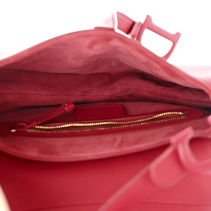 Christian Dior Ultra Matte Calfskin Saddle Bag Red 5 of 12