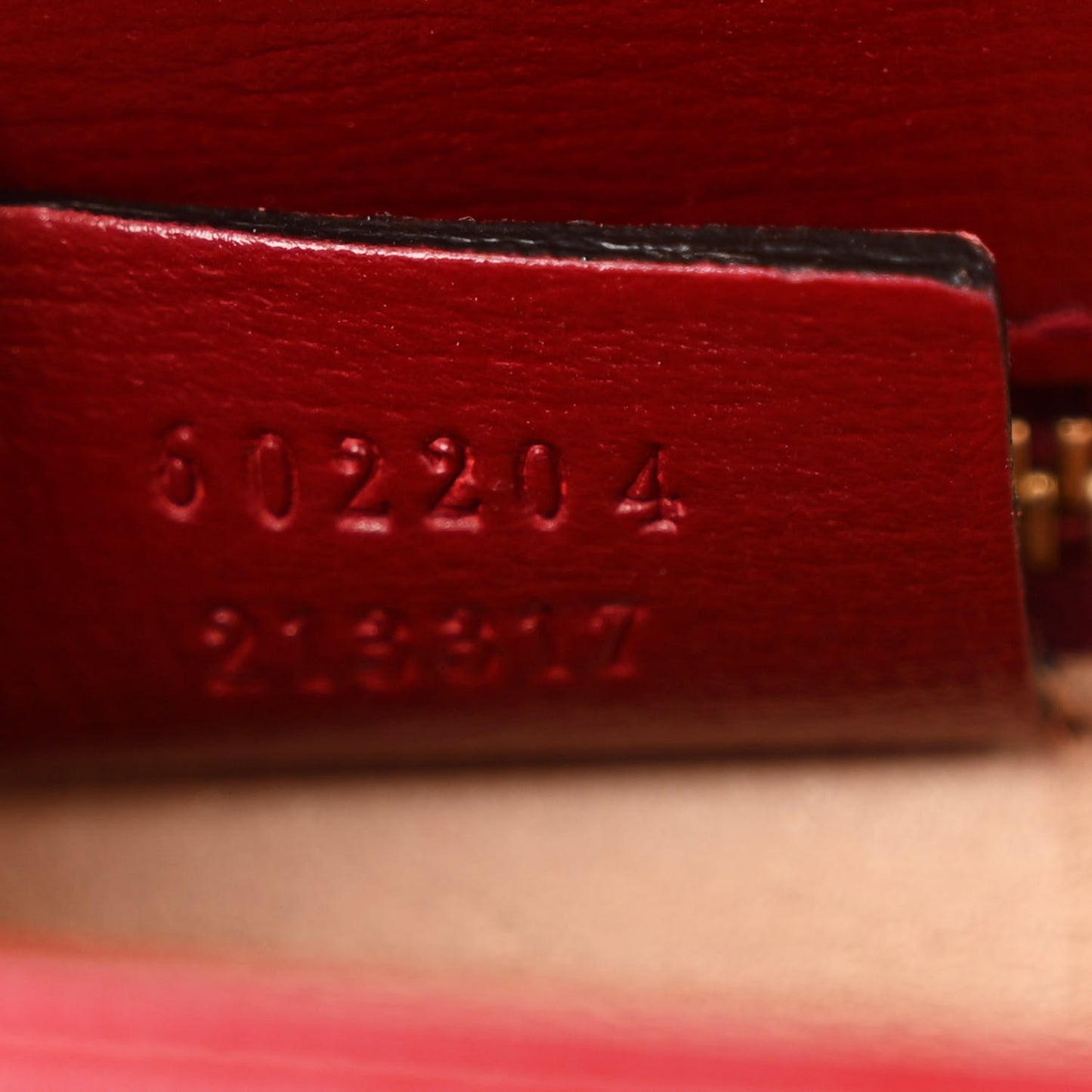 GG Supreme Monogram Azalea Calfskin Horsebit 1955 Shoulder Bag Beige Ebony New Cherry Red