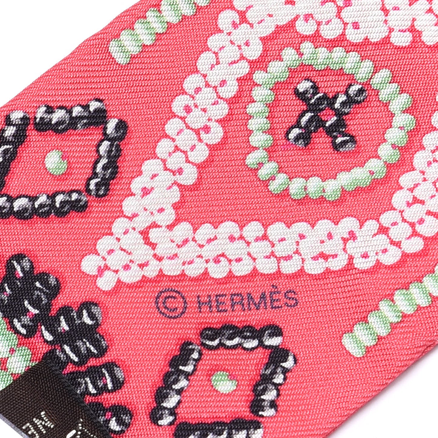 Silk Kelly En Perles Twilly Rose Vert Black
