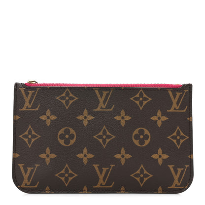 Louis Vuitton Monogram Neverfull PM Pochette Fuchsia 1 of 11
