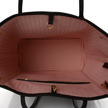 Louis Vuitton Damier Ebene Neo Neverfull MM Rose Ballerine 6 of 11
