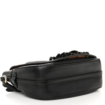 Burberry Haymarket Check Maydown Crossbody Bag Black 4 of 15