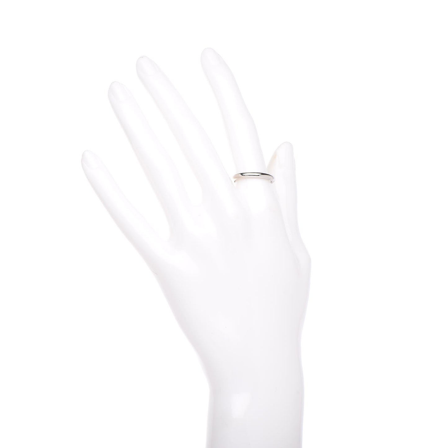 BVLGARI Platinum 2.65mm Fedi Wedding Ring 54 6.75