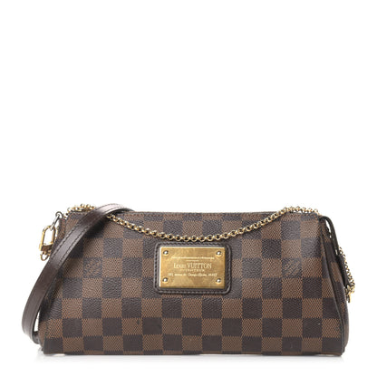 Louis Vuitton Damier Ebene Eva Clutch 1 of 15