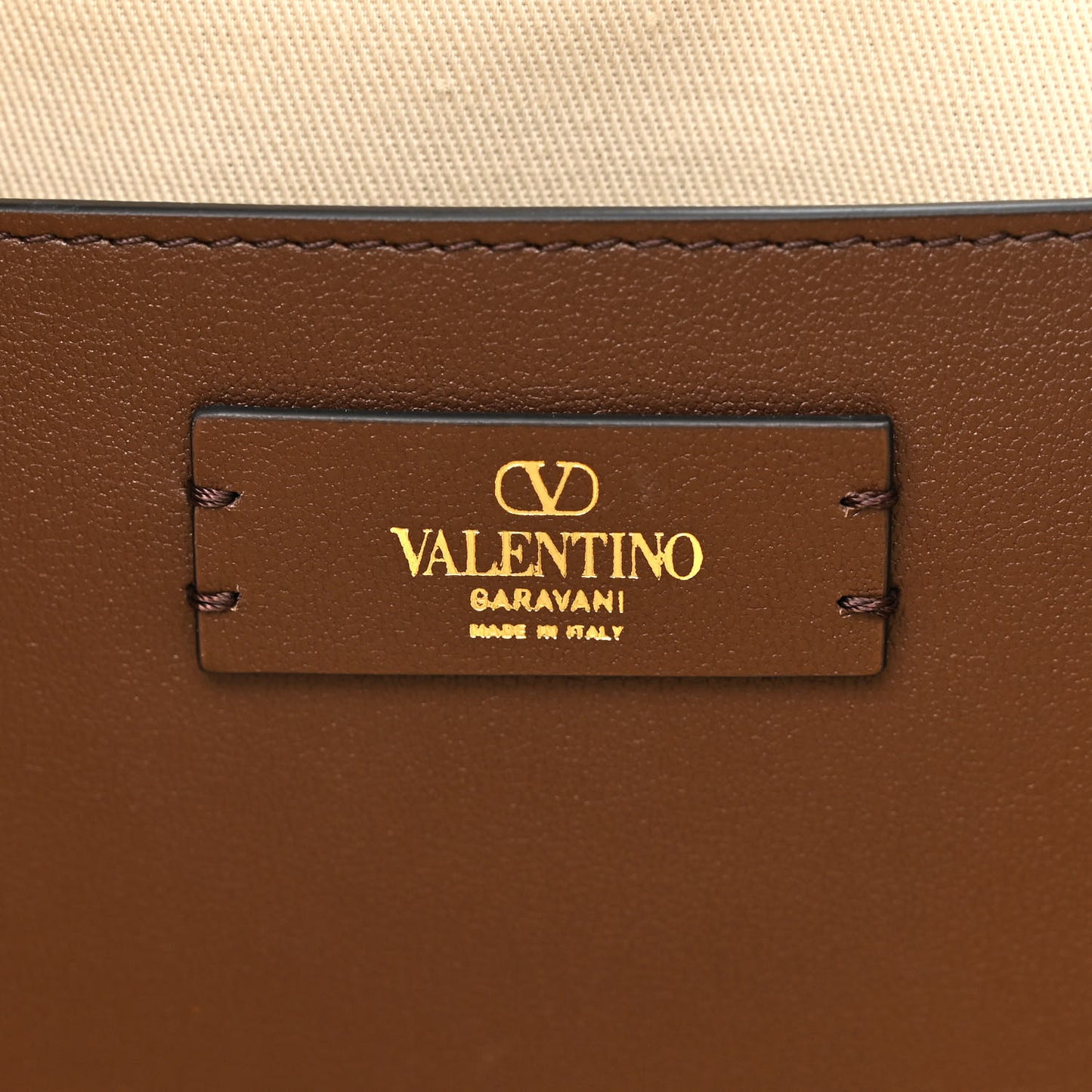 Raffia Calfskin Vlogo Tote Naturale Fondant