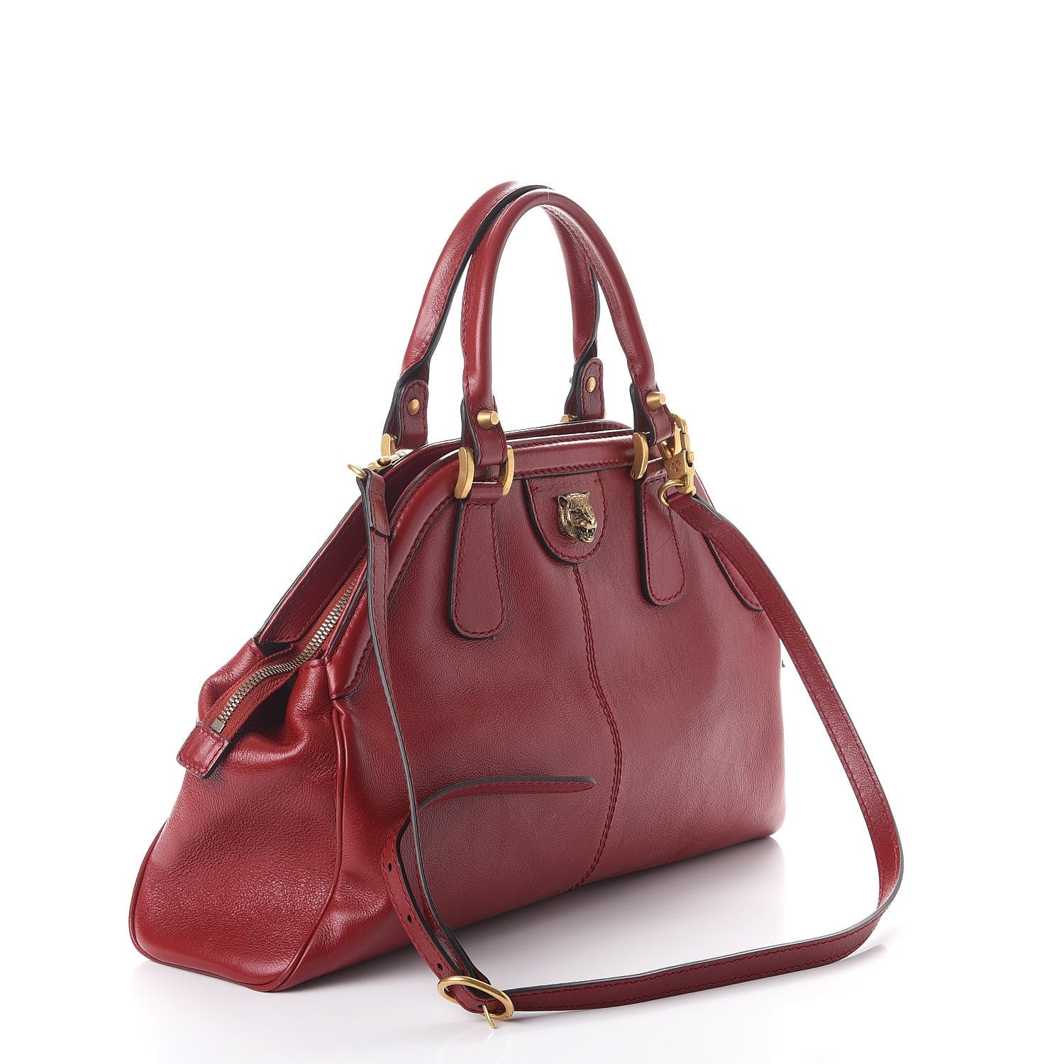 Gucci Piuma Lux Energy Medium Re(Belle) Top Handle Bag Romantic Cerise 3 of 9