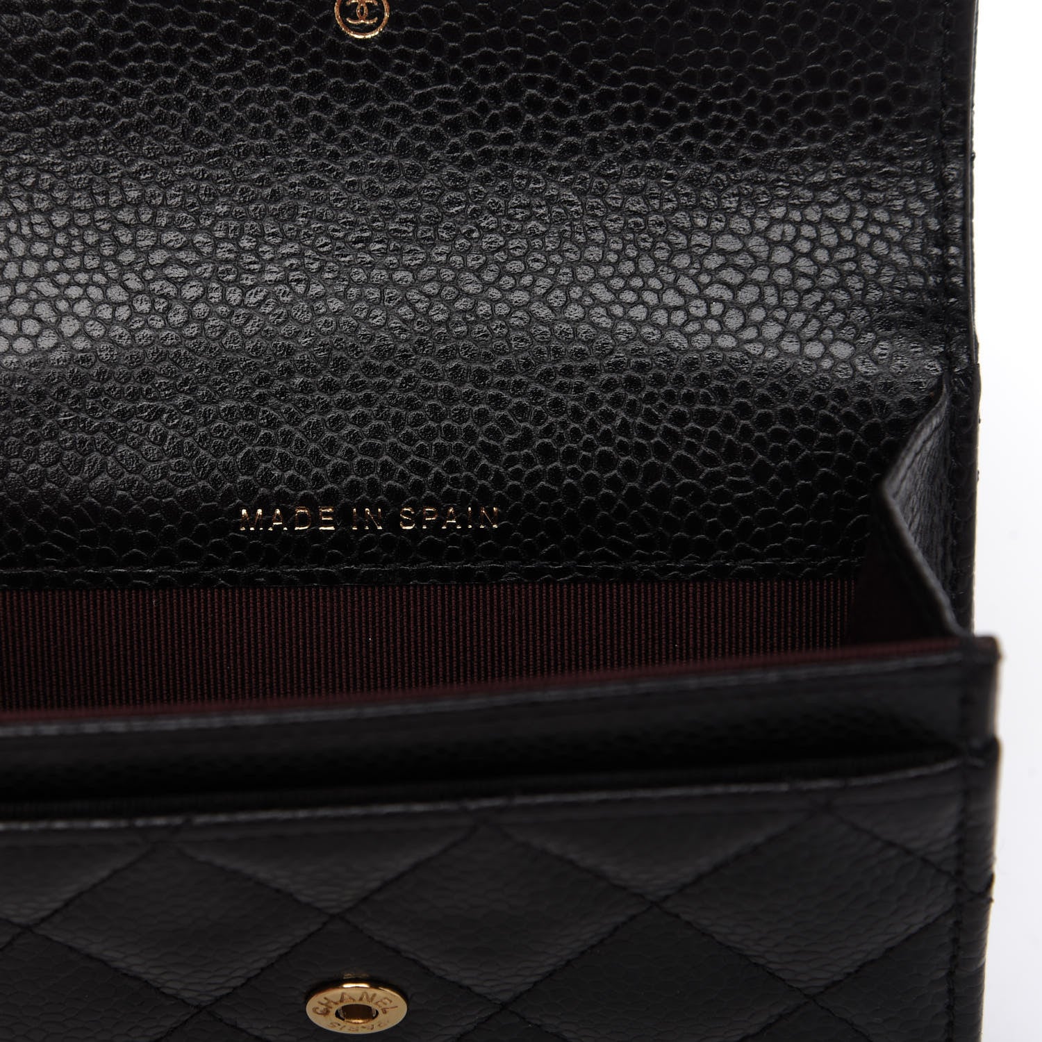 Chanel Caviar Quilted Flap Card Holder Black 7 of 9