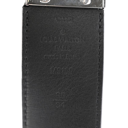 Louis Vuitton Damier Graphite Calfskin Belt 85 34 Black 5 of 7