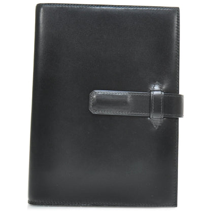 Hermes Leather Adaptable Annual Agenda w Refill Black 1 of 7