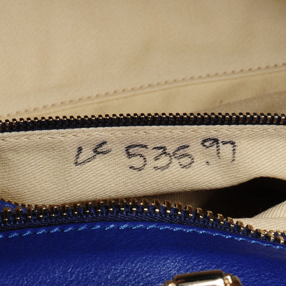 Valentino Garavani Vitello Rockstud Double Handle Tote Blue China 8 of 11