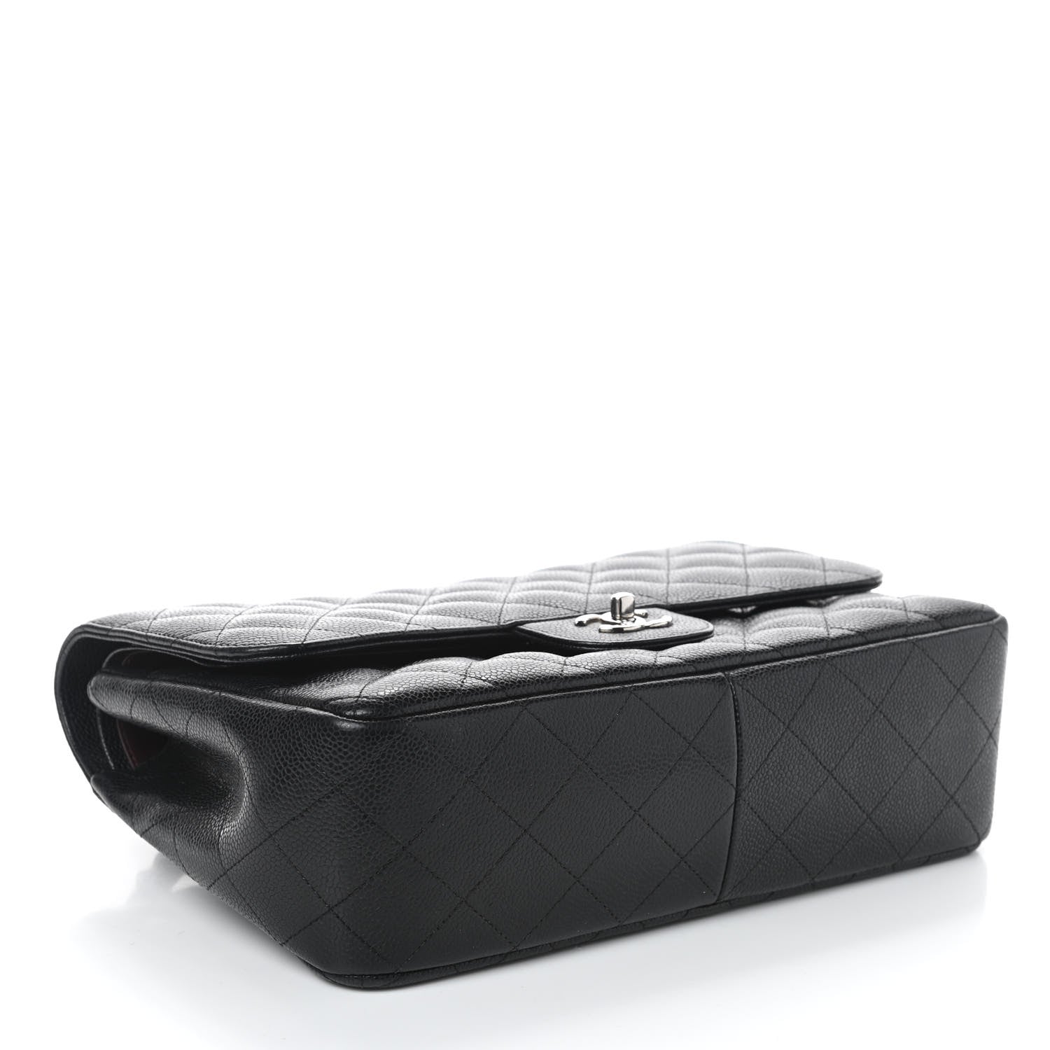 Chanel Caviar Quilted Jumbo Double Flap Black 5 of 10