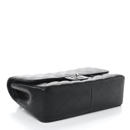 Chanel Caviar Quilted Jumbo Double Flap Black 5 of 10