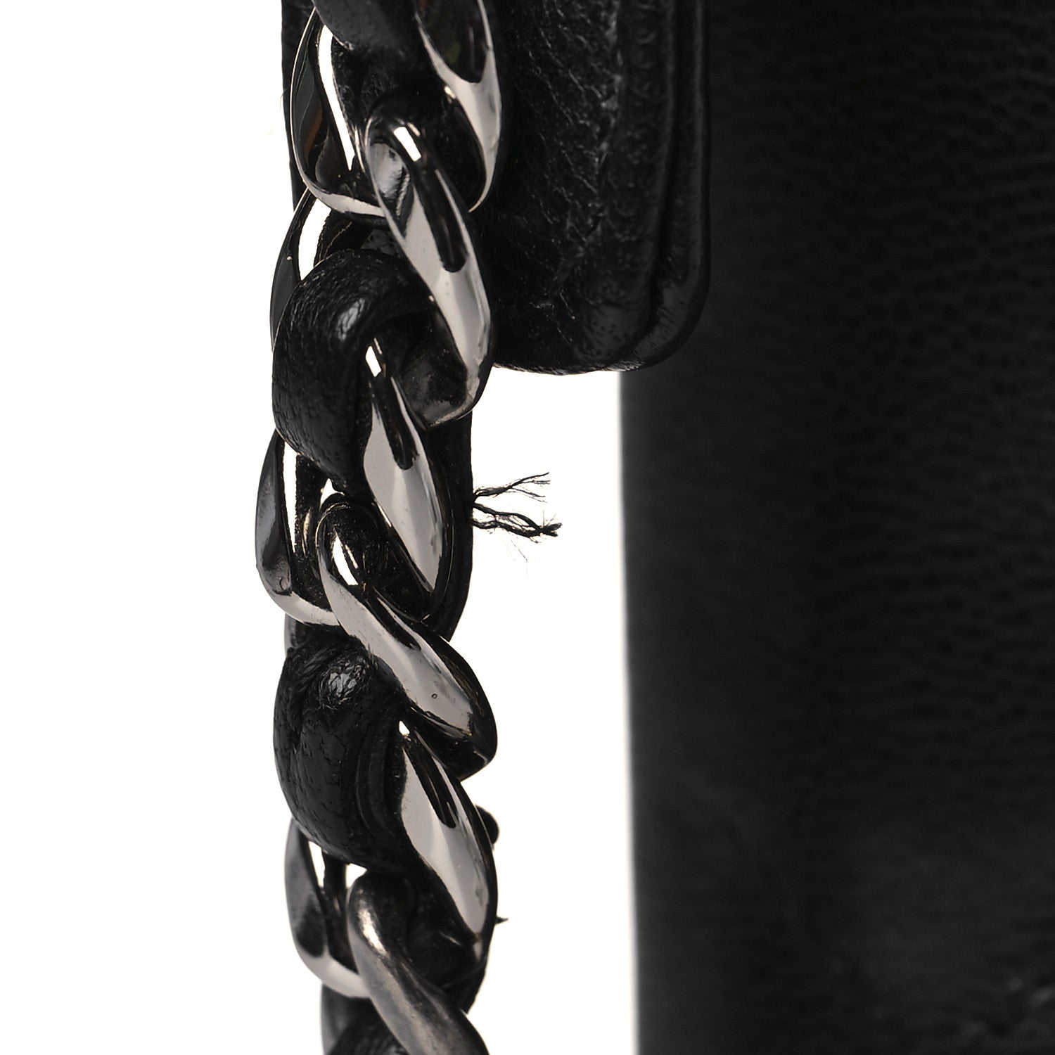 Chanel Shiny Goatskin Quilted 19 iPhone XI Pro Max Holder With Chain Black 11 of 11