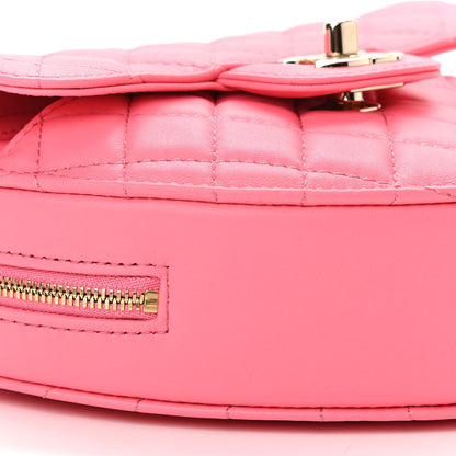 Chanel Lambskin Quilted CC In Love Heart Bag Pink 5 of 11