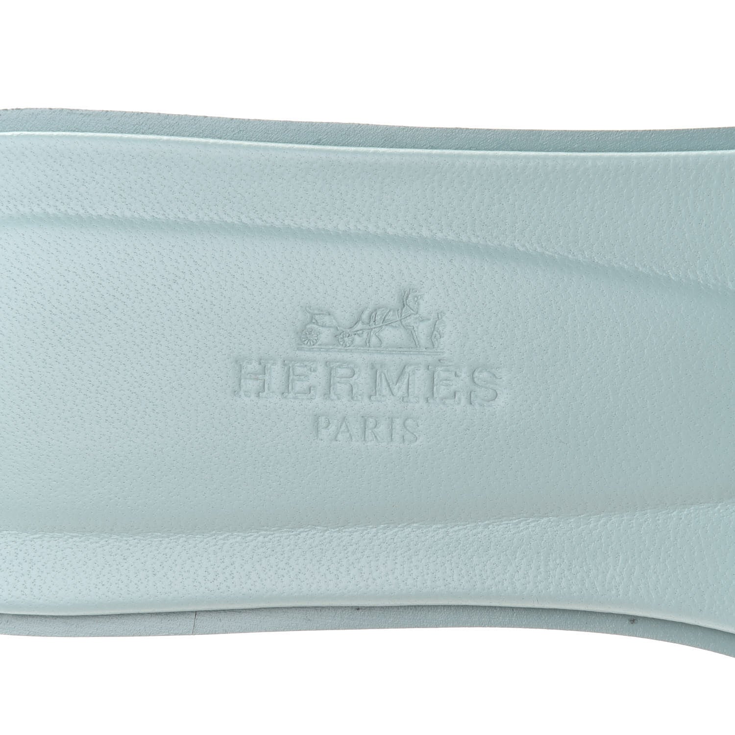 Hermes Epsom Oran Sandals 35.5 Vert Embrun 7 of 10