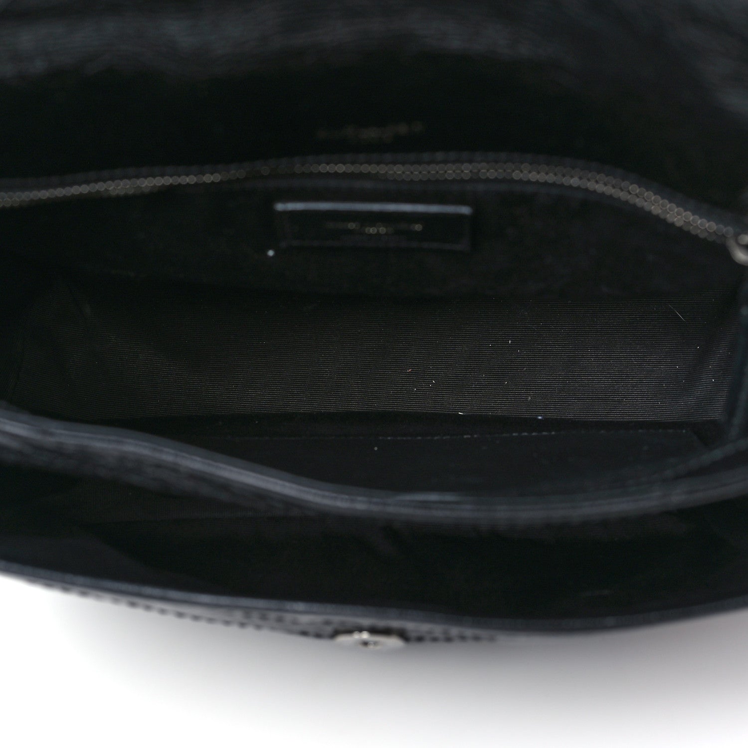 Saint Laurent Crinkled Calfskin Matelasse Monogram Medium Niki Chain Satchel Black 5 of 9
