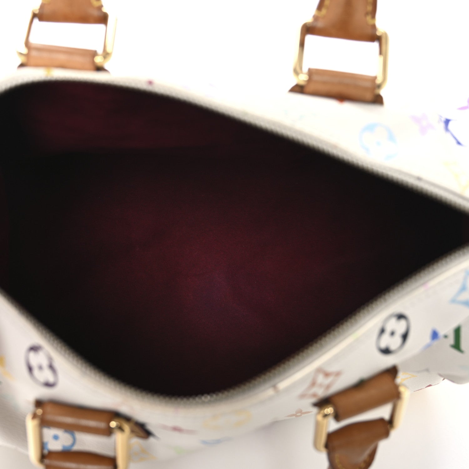 Louis Vuitton Monogram Multicolor Speedy 30 White 5 of 17