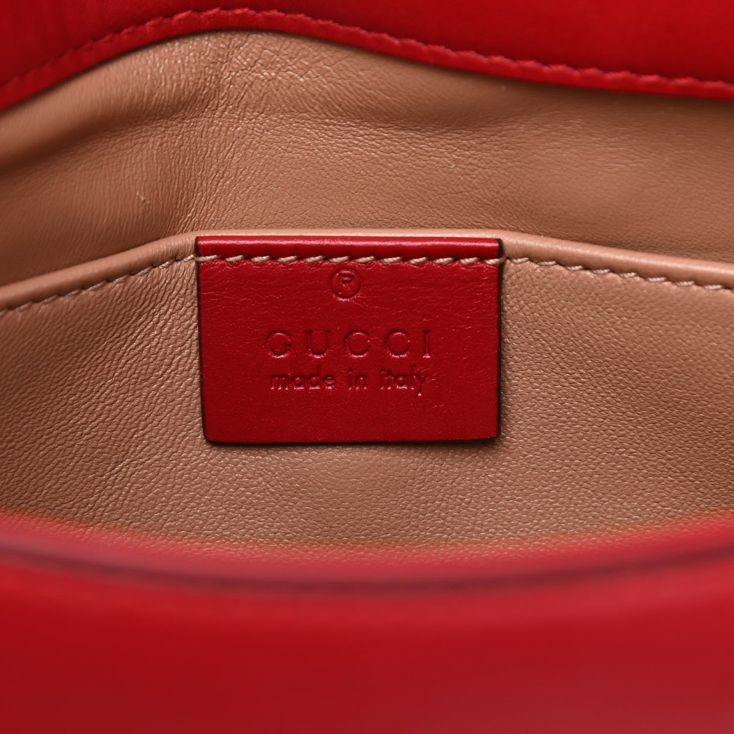 Gucci Nappa Pearl Studded Mini Queen Margaret Broadway Shoulder Bag Hibiscus Red 6 of 12