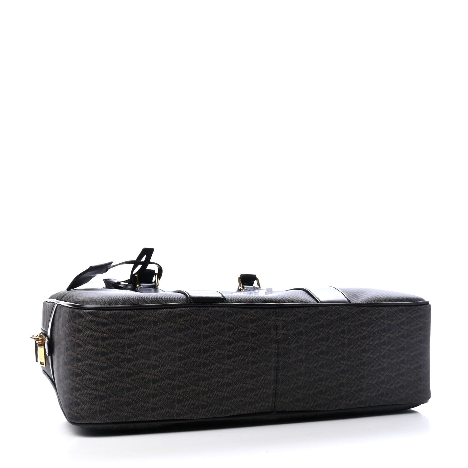 Saint Laurent Toile Classic Monogram Rodeo Briefcase Black 3 of 4