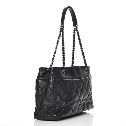 Chanel Calfskin Medium Stitch It Tote Black 3 of 7